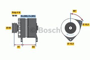 Генератор 0 120 468 134 Bosch