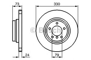 Тормозной диск 0 986 479 215 Bosch