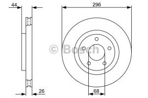 Тормозной диск 0 986 479 358 Bosch