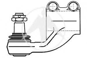 Наконечник поперечной рулевой тяги