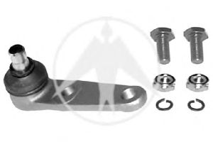 Опора шаровая левая передней подвески для Mazda 323 (BG) 1989-1994 51680 Sidem