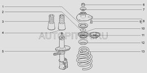 пружина передней подвески
