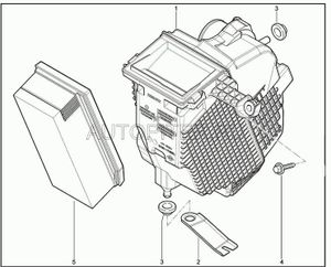 Воздушный фильтр 165006280r Автоваз