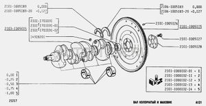 МАХОВИК С ЗУБЧАТЫМ ОБОДОМ ВАЗ-2101-07 ИНТЕРТЕХНОСЕРВИС