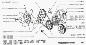 Шкив насоса водяного ВАЗ Лада 2101-07