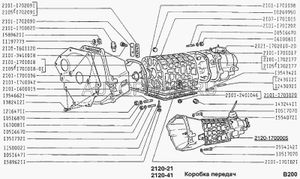 Картер сцепления  ВАЗ-2101