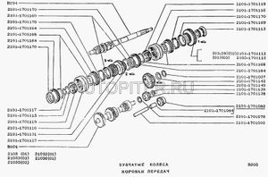 Шестерня КПП ВАЗ 2101-06 1-передачи СБ