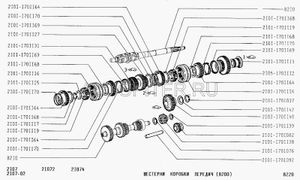 Шестерня КПП ВАЗ-2101 заднего хода ведущая 003772