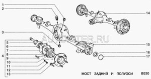 Сапун картера заднего моста ВАЗ 2101-07 2101240105001 Автоваз
