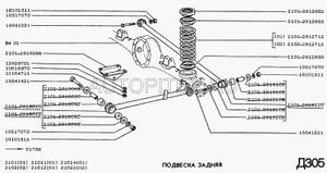 Пружины подвески ВАЗ-2102, 2104 задние