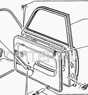 Дверь ВАЗ 2105 передняя левая