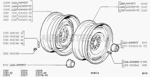 Колпак ступицы ВАЗ Лада 2101-07 декоративный
