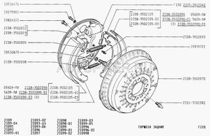 Цилиндр колесный барабанного тормоза ВАЗ 2101-2103, 2106,2121