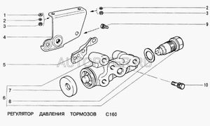 цилиндр 1118/2108/2115/2170/2190 регулировки тормоз зад "оригинал ВАЗ"
