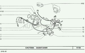 Катушка зажигания 08 (АТЭ-2) сухая  3122.3705 (Москва) 2108370501004 Автоваз