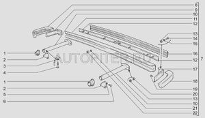 проушина буксирная задняя 21210280605200 Автоваз