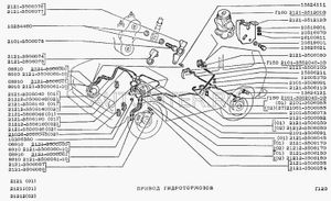 Шланг тормозной длинный 21213506060 Автоваз