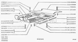 Туннель пола ВАЗ-2121 21215109052 Автоваз