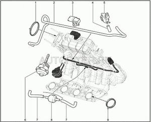 Датчик давления и температуры воздуха 21800141301000 Автоваз