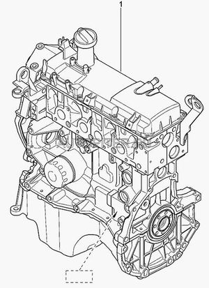 Двигатель в сборе 8201315737 Автоваз
