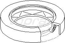 Сальник КПП VW/SEAT привода колеса 50x65x10