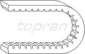 Ремень клиновый для Toyota Corolla E70 1979-1983 101046755 Hans Pries