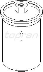 Фильтр топливный, бензин / AUDI 80 1.6-2.8 91-96 104393756 Hans Pries