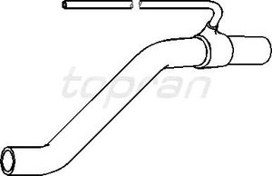 Патрубок расширительного бачка Audi/Volkswagen 109476586 Hans Pries