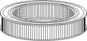 Фильтр воздушный OPEL KADETT E_CORSA 201655595 Hans Pries
