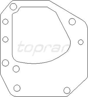 Прокладка КПП для Opel Calibra A 1990-1997 206568346 Hans Pries