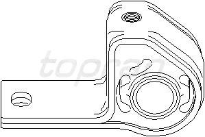 Сайлентблок переднего рычага задний для Citroen Berlingo (NEW) (B9) 2008> 720219755 Hans Pries