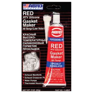 Герметик-прокладка 'ABRO' RED (85 г)  Silicone Gas
