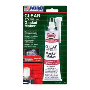 Герметик-прокладка 'ABRO' CLEAR (85 г) Silicone Ga 13ab Abro
