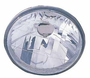 Фара универсальная хрусталь большая H4