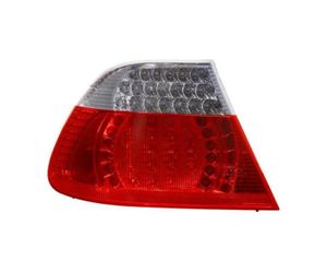 Фонарь задний лев (красно-белый) BMW: E46 COUPE 03- 4441916LAECR Depo