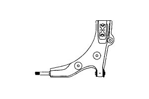 Рычаг независимой подвески колеса, подвеска колеса 0793391 Ocap