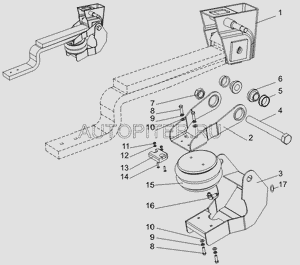 Кронштейн ТОНАР 9523-31336 2223513036 Тонар