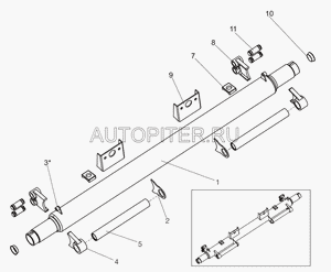 кронштейн датчика! 9042-3538110 ТОНАР 4542054329 Тонар