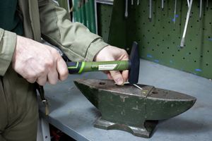 Молоток слесарный с фибергласcовой рукояткой 300 г