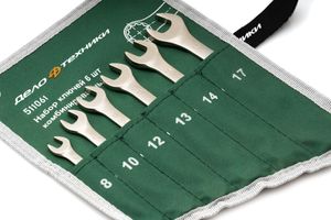 Набор ключей комбинированных 6 шт, планшет тетрон.