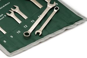 Набор ключей комбинированных 8 шт, планшет тетрон.