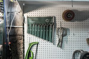 Набор ключей комбинированных 9 шт, планшет тетрон.