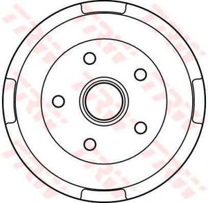 Тормозный барабан DB4132 Trw/Lucas