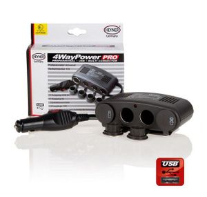 Розетка прикуривателя 4 ВЫХОДА С USB 511000 Heyner
