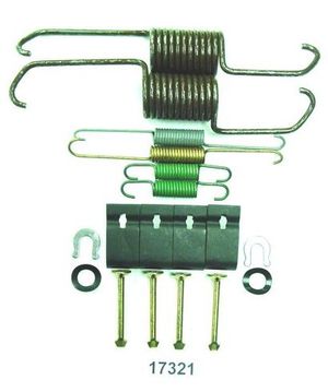 РЕМКОМПЛЕКТ БАРАБАННЫХ ТОРМОЗНЫХ КОЛОДОК HONDA C-RV II       пружины 17321k BBP