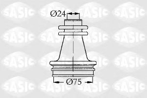 Комплект пылника, приводной вал 4003416 Sasic