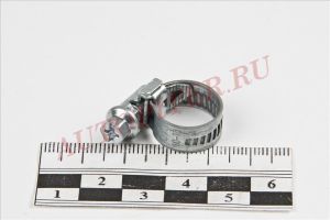 Хомут червячный 10-16 мм "NORMA" (оцинкованная сталь)