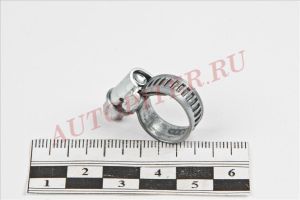 Хомут червячный 10-16 мм "NORMA" (оцинкованная сталь)