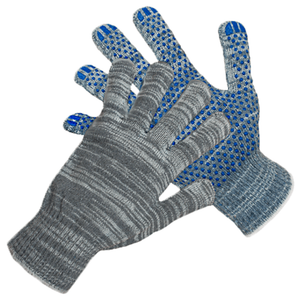 Перчатки рабочие х/б с ПВХ (точка) одна пара с эти bb605 Автохимия