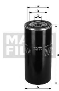 Масляный фильтр W 1150/7 Mann+Hummel